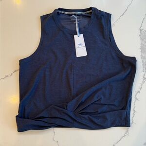 Southern Tide Brrrilliant Twist Top. Nautical Navy. NWT women medium